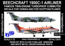 Beechcraft 1900 Airliner (Decals Egypt Air Force+ Taiwan)