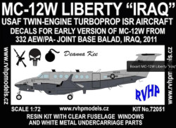 MC-12W Liberty - Iraq (Decals USAF Iraq War)