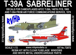 T-39A Sabreliner (Decals 2x USAF AFCC+AFCS)