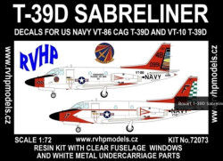 T-39D Sabreliner (Decals 2x USAF VT-86+VT-10)