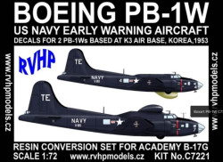 Boeing PB-1 W Conversion Set Academy (Decals USN 1953)