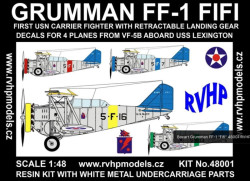 Grumman FF-1 FIFI (Decals 4xUSN VF-5B USS LEXINGTON)