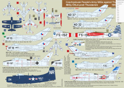 Czechoslavak Migs against Thunders 1953-59