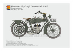 Wanderer 4PS 1916 Motorcycle