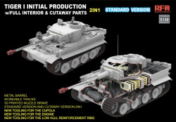 Tiger I initial prod. interior-cutaway (STANDARD)