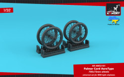 Palmer Cord Aero Type 700x75mm wheels (4pcs) - 3D-printed set