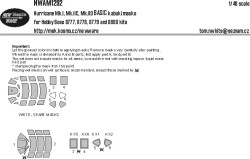 Hurricane Mk.I, Mk.IC, Mk.IID BASIC kabuki masks