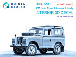 Land Rover 88 series II family 3D-Printed & coloured Interior on decal paper (AK Interactive) (S