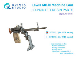 Lewis Mk.III Machine gun, 2 pcs (all kits)