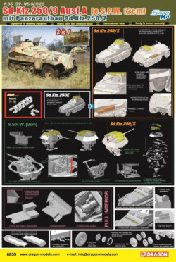 Sd.Kfz.250/9 le.S.P.W. mit PANZERAUFBAU Sd.Kfz.250/Z