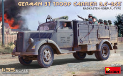 German 3t Troop Carrier 3,6-36S Radkasten-Normal-Type