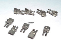Full Motion extended end connectors "duckbills" type 3 for tracks VVSS M4 Sherman, only en