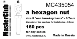 A standart hex nut, size S 