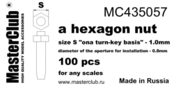 A standart hex nut, size S 