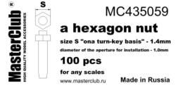 A standart hex nut, size S 