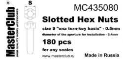  Slotted Hex Nuts, size S 