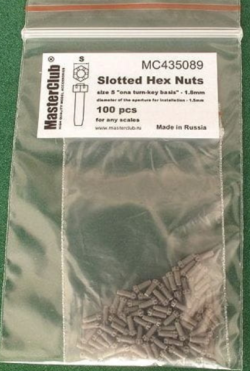  Slotted Hex Nuts, size S 