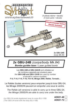 GBU-24A/B (body BLU-109) (1x pair - resin)