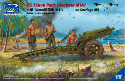 U.S. 75mm Pack Howitzer M1A1 on Carriage M8