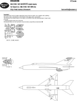 MiG-21 BIS / MF / MFN BASIC kabukli masks