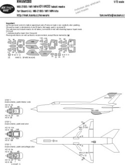 MiG-21 BIS / MF / MFN ADVANCED kabukli masks