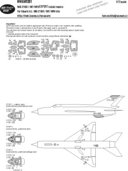 MiG-21 BIS / MF / MFN EXPERT kabukli masks