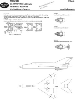 MiG-21 PF ADVANCED kabuki masks