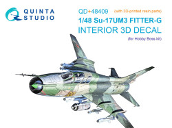 Su-17UM3 3D-Printed & coloured Interior on decal paper (Hobby Boss) (with 3D-printed resin parts)