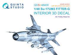 Su-17UM3 3D-Printed & coloured Interior on decal paper (Hobby Boss) (Small version) (with 3D-printed