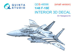 F-15E 3D-Printed & coloured Interior on decal paper (Hasegawa) (Small version)