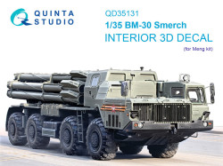 BM-30 Smerch 3D-Printed & coloured Interior on decal paper (Meng)