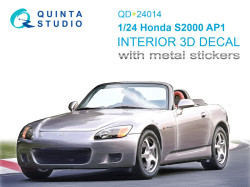 Honda S2000 AP1  3D-Printed & coloured Interior on decal paper (Tamiya) (with metal sticker parts)