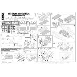 Sikorsky UH-60 Black Hawk  Cargo Compartment Set (Italeri)