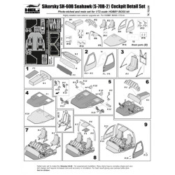 Sikorsky SH-60B (S-70B-2) Sea Hawk Cockpit Detail Set (HobbyBoss)