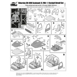 Sikorsky SH-60B (S-70B-1) Sea Hawk Cockpit Detail Set (HobbyBoss)