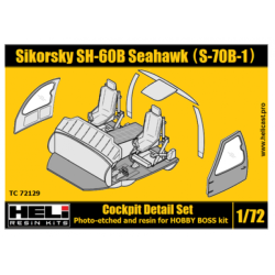 Sikorsky SH-60B (S-70B-1) Sea Hawk Cockpit Detail Set (HobbyBoss)