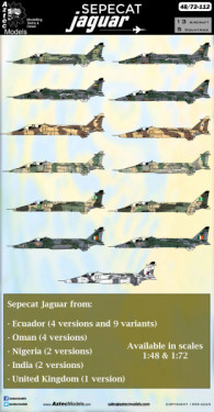 Sepecat Jaguar. Ecuador (3), Oman (3), Nigeria (2) India (2), United Kingdom (1)