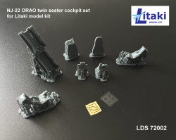 cockpit set for NJ-22 ORAO twin seater  litaki model kit