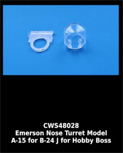 Emerson Nose Turret Model A-15 for B-24J HobbyBoss