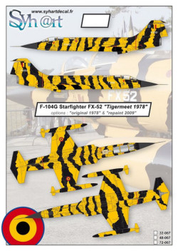 F-104G Starfighter FX-52 Tigermeet 1978 (true scheme)