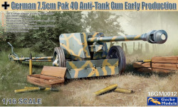 German 7,5 cm Pak 40 Anti-Tank Gun early prod.