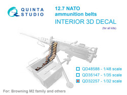 NATO 12.7 ammunition belts (All kits) 
