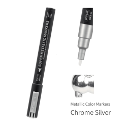 DSPIAE Super Metallic Markers - Chrome Silver