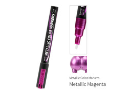 DSPIAE Super Metallic Color Markers - Magenta
