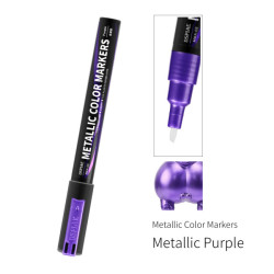 DSPIAE Super Metallic Color Markers - Purple