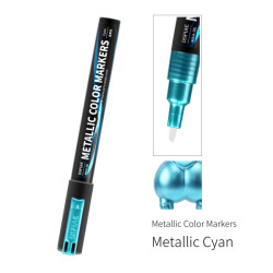 DSPIAE Super Metallic Color Markers - Cyan