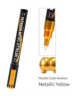 DSPIAE Super Metallic Color Markers - Yellow