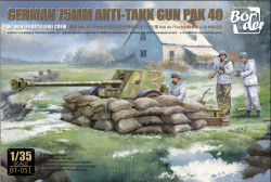German 7,5cm Pak40 AT gun