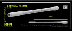 3D print.Gun barrel D-10T2S 100mm L/53.5 f.T-55AMD
