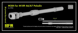 3D print.Gun barrel M284 155mm L/39 for M109 A6/A7